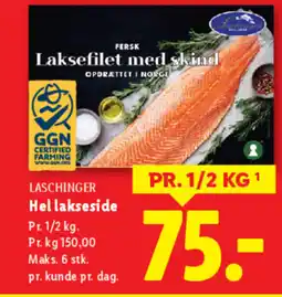 Lidl LASCHINGER Hellakseside tilbud