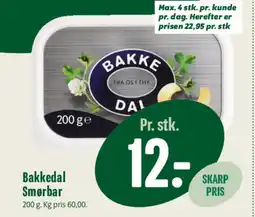 Min Købmand Bakkedal Smørbar tilbud