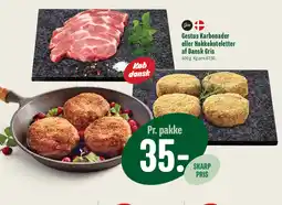 Min Købmand Gestus Karbonader eller Nakkekoteletter af Dansk Gris tilbud
