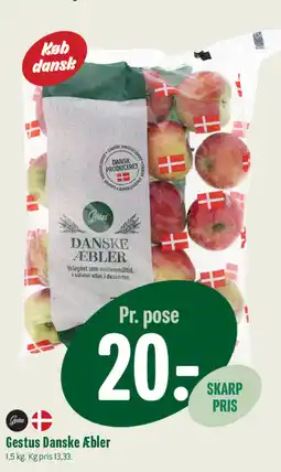 Min Købmand Gestus Danske Æbler tilbud