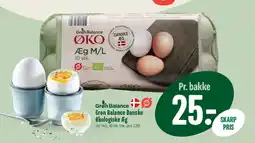 Min Købmand Grøn Balance Danske Økologiske Æg tilbud