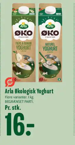 Min Købmand Arla Økologisk Yoghurt tilbud