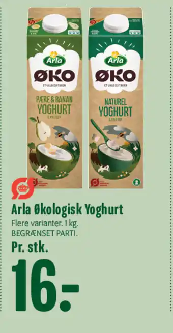 Min Købmand Arla Økologisk Yoghurt tilbud