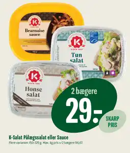 Min Købmand K-Salat Pålægssalat eller Sauce tilbud