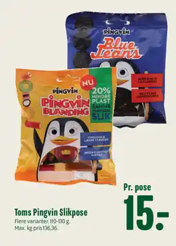 Min Købmand Toms Pingvin Slikpose tilbud