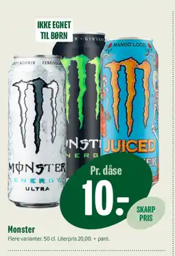 Min Købmand Monster tilbud