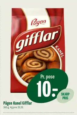 Min Købmand Pågen Kanel Gifflar tilbud