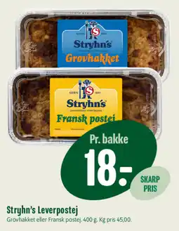 Min Købmand Stryhn's Leverpostej tilbud