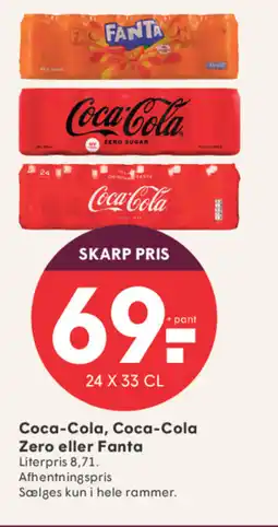 SPAR Coca-Cola, Coca-Cola Zero eller Fanta tilbud