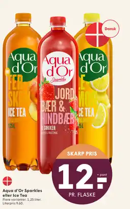 SPAR Aqua d'Or Sparkles eller Ice Tea tilbud