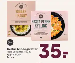 SPAR Gestus Middagsretter tilbud