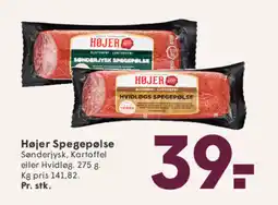 SPAR Højer Spegepølse tilbud