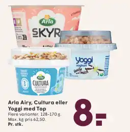 SPAR Arla Airy, Cultura eller Yoggi med Top tilbud