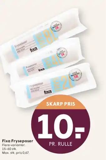 SPAR Fixa Fryseposer tilbud
