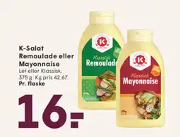 SPAR K-Salat Remoulade eller Mayonnaise tilbud