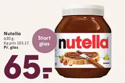 SPAR Nutella tilbud
