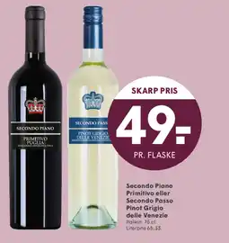 SPAR Secondo Piano Primitivo eller Secondo Passo Pinot Grigio delle Venezie tilbud