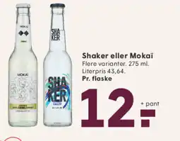 SPAR Shaker eller Mokaï tilbud