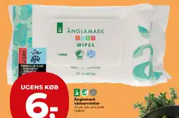 Kvickly Änglamark vådservietter tilbud