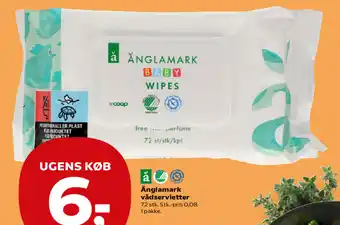 Änglamark vådservietter