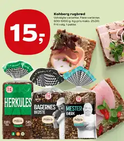Kvickly Kohberg rugbrød tilbud