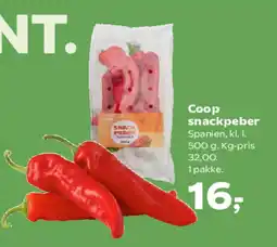 Kvickly Coop snackpeber tilbud