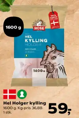 Kvickly Hel Holger kylling tilbud
