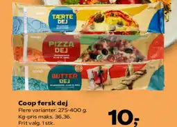 Kvickly Coop fersk dej tilbud