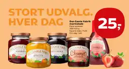 Kvickly DEN GAMLE FABRIK marmelade tilbud