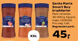 Kvickly SANTA MARIA Smart Buy krydderier tilbud