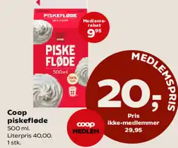 Kvickly Coop piskefløde tilbud