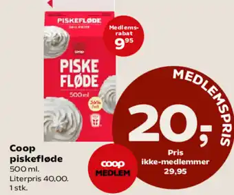 Coop piskefløde