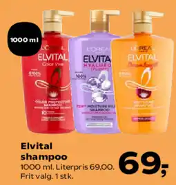 Kvickly L'OREAL Elvital shampoo tilbud