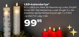 Kvickly LED-kalenderlys tilbud