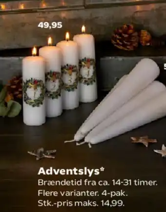Kvickly Adventslys tilbud