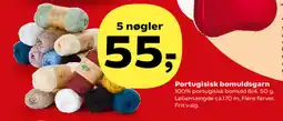 Kvickly Portugisisk bomuldsgarn tilbud