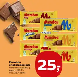Kvickly MARABOU chokoladeplade tilbud
