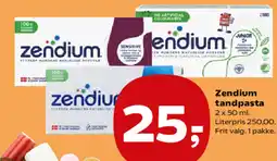 Kvickly ZENDIUM tandpasta tilbud