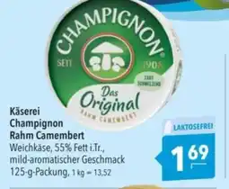 Citti Käserei Champignon Rahm Camembert tilbud