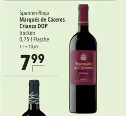 Citti Marqués de Cáceres Crianza DOP tilbud