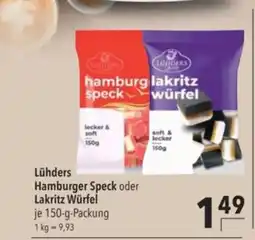 Citti Lühders Hamburger Speck oder Lakritz Würfel tilbud