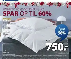 JYSK BESSEGGEN moskusdundyne tilbud