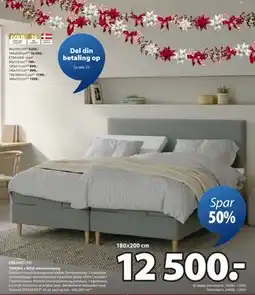 JYSK TONDRA + RESA elevationsseng, DKK 12500 tilbud