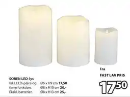 JYSK SOREN LED-lys tilbud