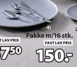JYSK GREGERS bestiksæt, DKK 150 tilbud
