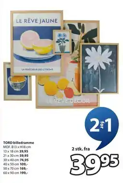 JYSK TORD billedramme tilbud