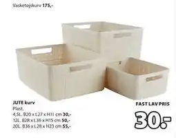JYSK JUTE kurv tilbud