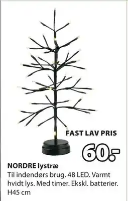 JYSK NORDRE lystræ, DKK 60 tilbud