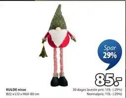 JYSK KULDE nisse, DKK 85 tilbud