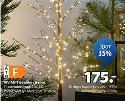 JYSK VIVIANIT udendørs lystræ, DKK 175 tilbud